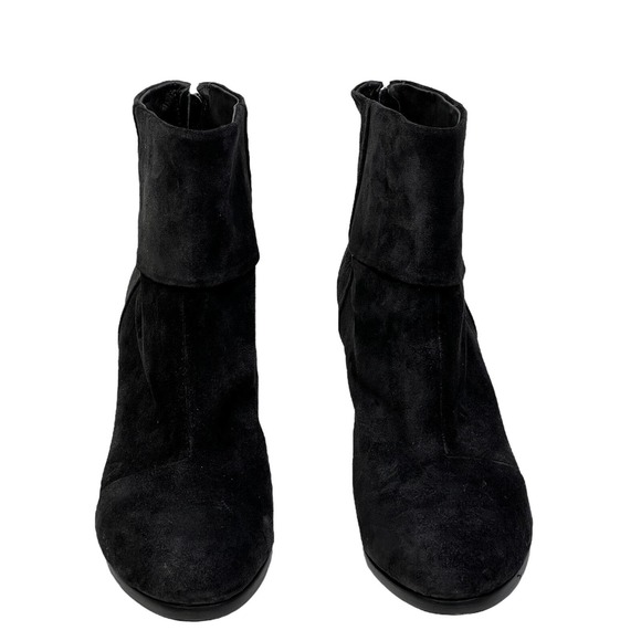 Rag & Bone Womens Newbury Classic Black Suede Back Zip Ankle Booties Size 11 - Picture 5 of 9